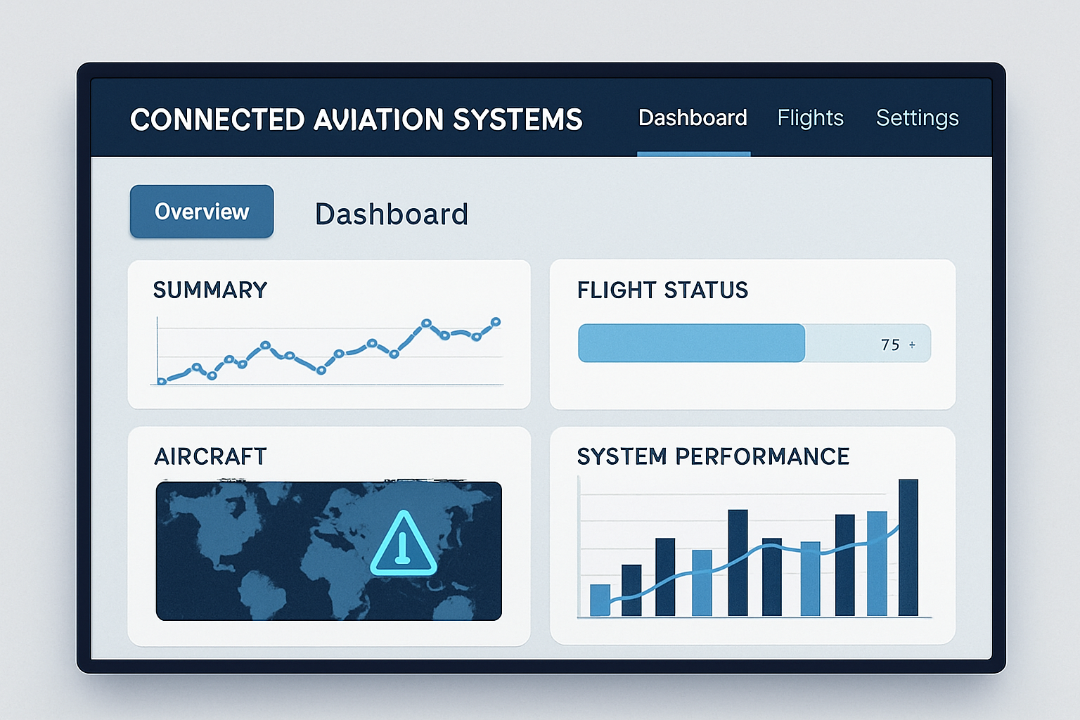 Connected Aviation Systems Dashboard